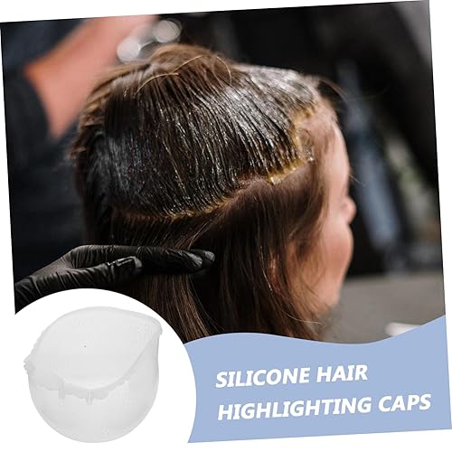 Reusable Silicone Highlighting Cap for Salon Hair Coloring