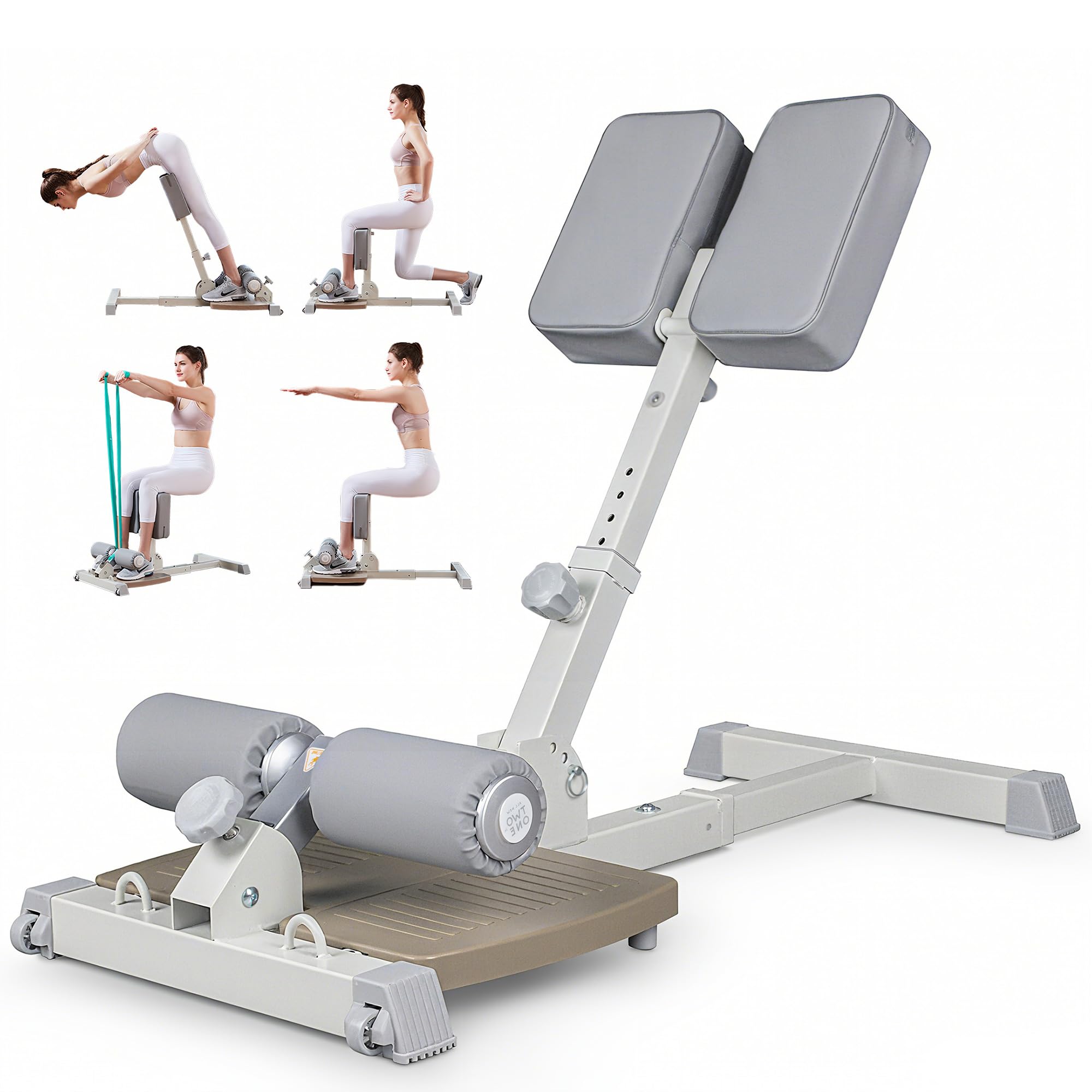 leikefitness Deluxe Multi-Function Deep Sissy Squat Bench Home Gym