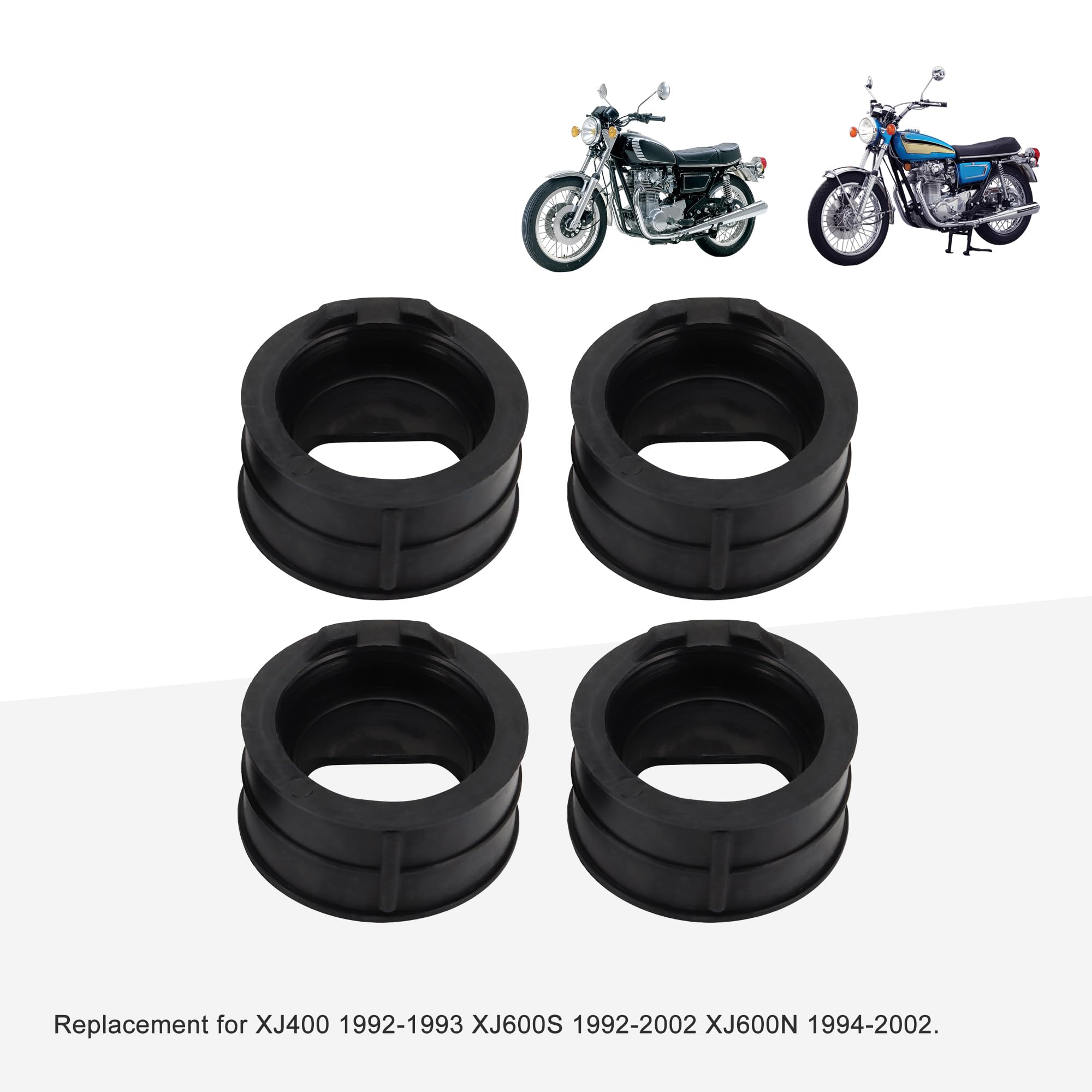 GOOFIT Tubo Collettore Di Aspirazione Sostituzione per XJ400 1992-1993 XJ600S 1992-2002 XJ600N 1994-2002