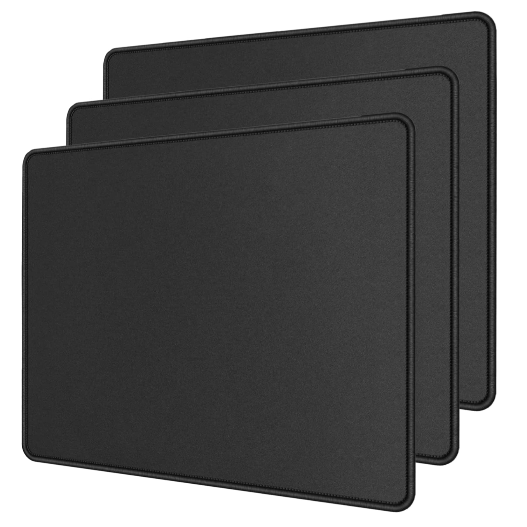 3 Pack Square Peacock Design Mouse Pad