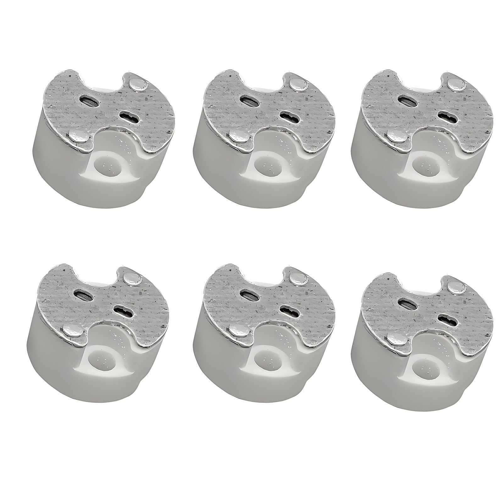 6pcs Ceramic Lamp Base MR16 GU5.3/G4 TWDRTDD MR11 G4.0 G5.3 G6.35 Bi-pin Base for LED/Halogen Bulbs (Pressure Contacts with Cable)-image-10