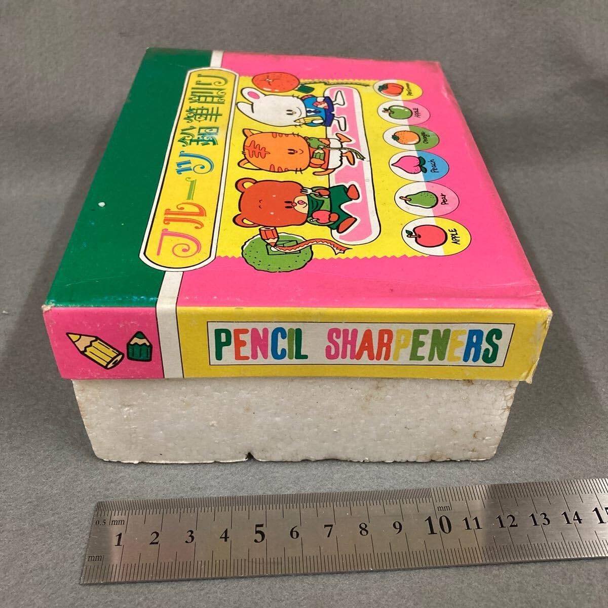 Amazon.co.jp: 昭和レトロ フルーツ 鉛筆削り 6個入 陶器製 1980年代