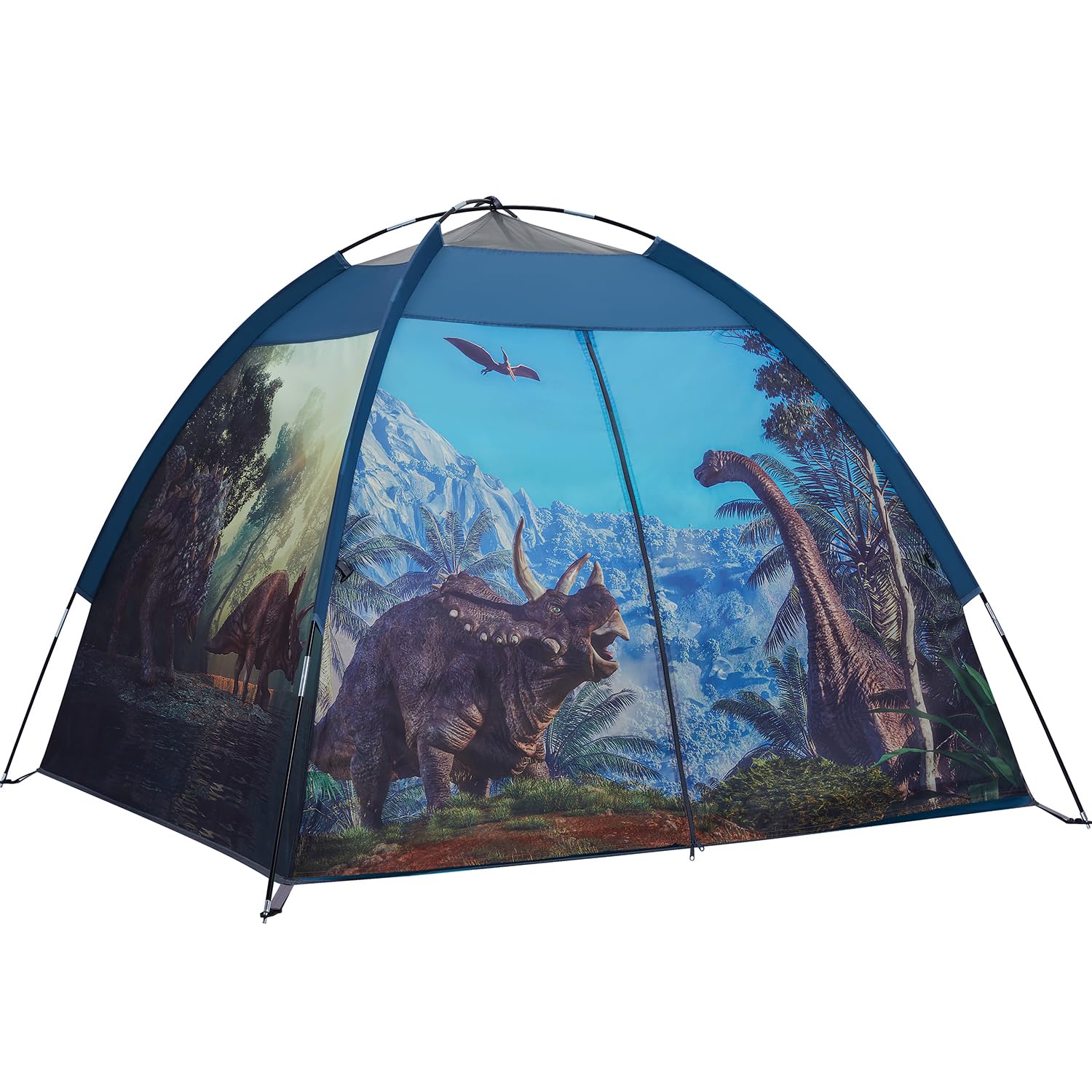 Mnagant Dinosaur Kids Play Tent-61”x61”x45”Realistic Dinosaur Kids Tent Indoor & Outdoor,…