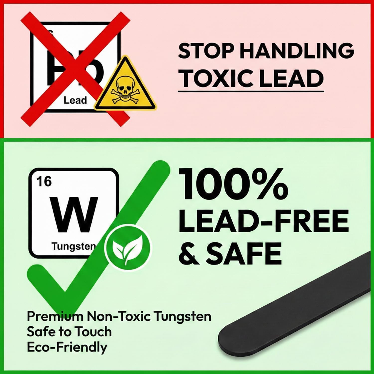 Tungsten Tape Strips for Pickleball Paddle High Density Lead-Free Weights for Power & Control Professional Pickleball Accessories Toxic Free Pickleball Lead Tape Alternative 3g x 10 Strips
