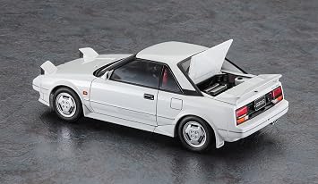 Hasegawa 1/24 Toyota MR2 AW11 Early Model White Runner Plastic Model 20656