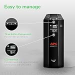 APC UPS 1500VA UPS Battery Backup & Surge Protector, BX1500M Backup Battery Power Supply, AVR, Dataline Protection