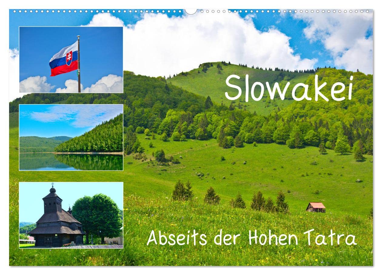 Slowakei - Abseits der Hohen Tatra (Wandkalender 2026 DIN A2 quer), CALVENDO Monatskalender: Eindrücke aus dem Burgenland Europas (CALVENDO Natur)