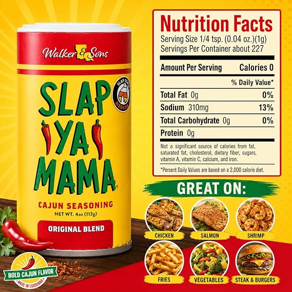 Slap Ya Mama Original Cajun Seasoning, 4 oz