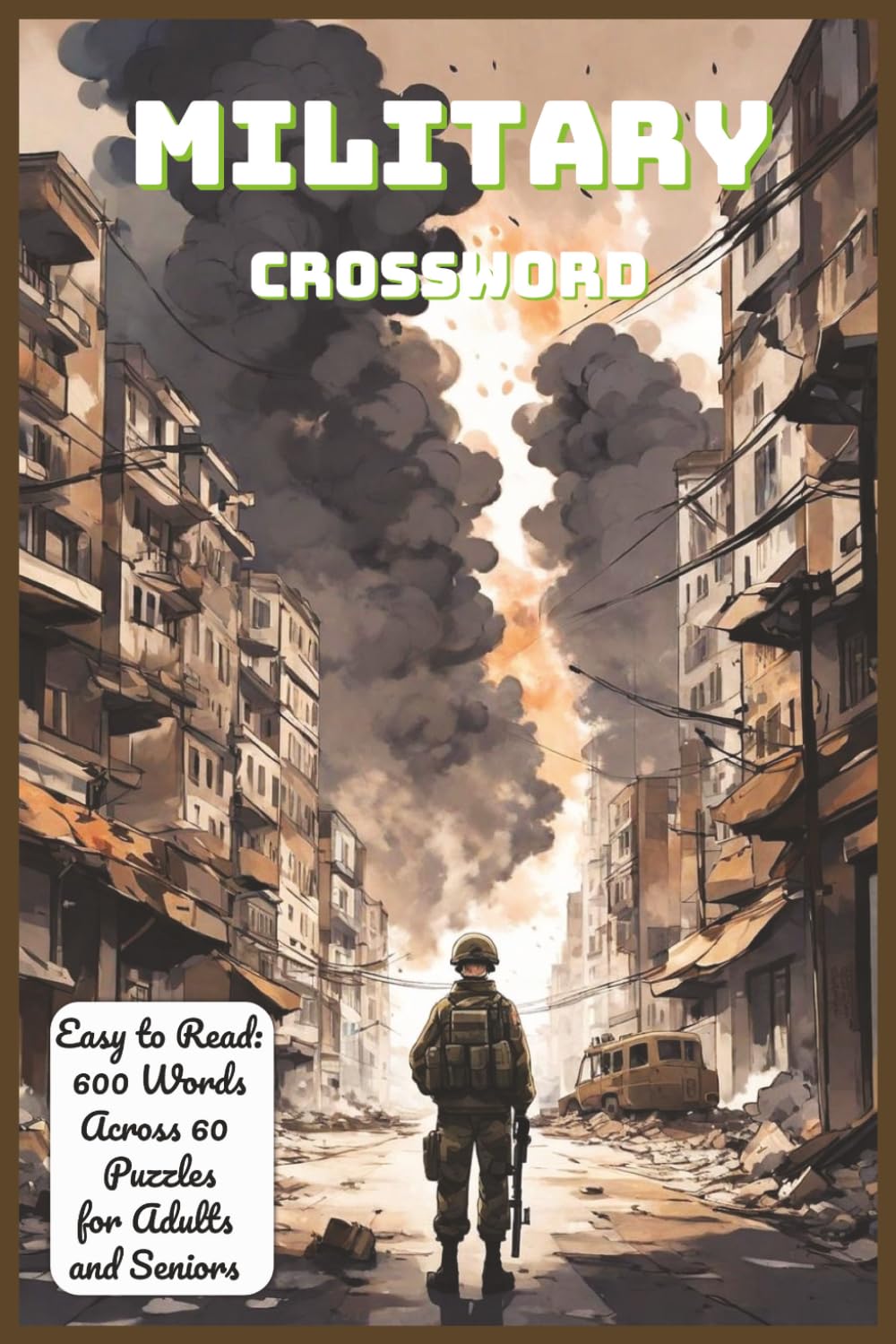 Military Crossword: Veterans, Army, Combat, Strategy, Weapons, Battle Tactics Brain Challenges