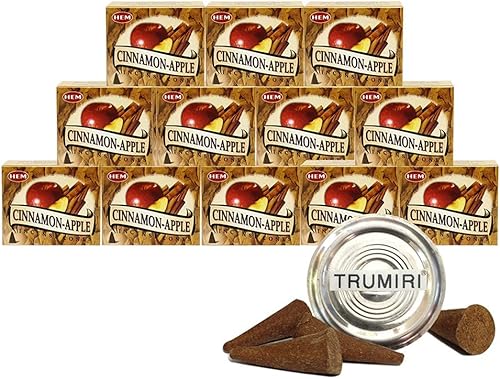 Vista 158 de TRUMIRI Paquete de soporte de cono de incienso con conos de incienso para clientes de llamadas, paquete de 12 (aproximadamente 120 conos)