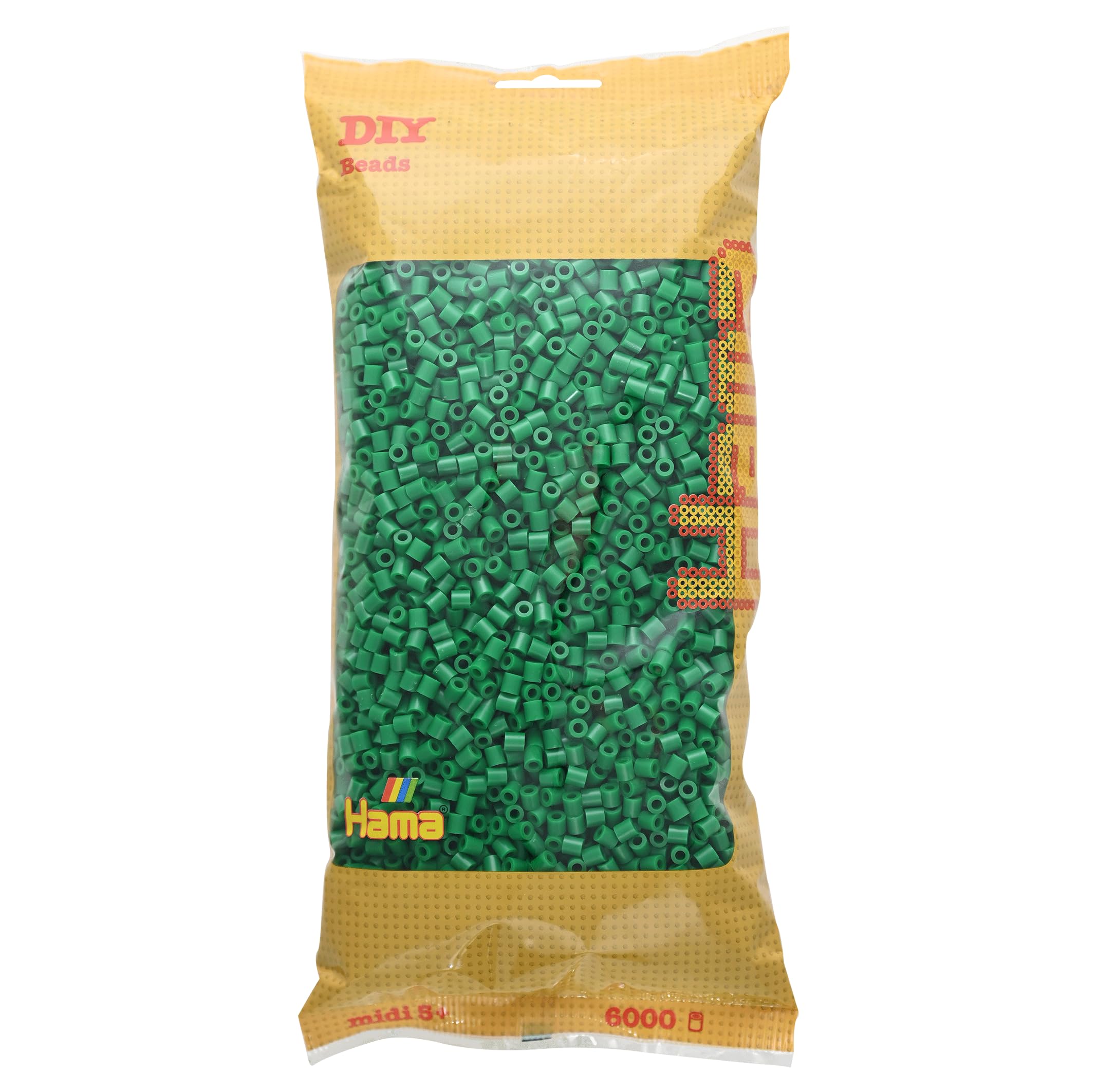Hama Sachet 6000 Perles à Repasser Taille Midi - Rouge, Loisirs Créatifs Pour Enfants Dès 5 Ans