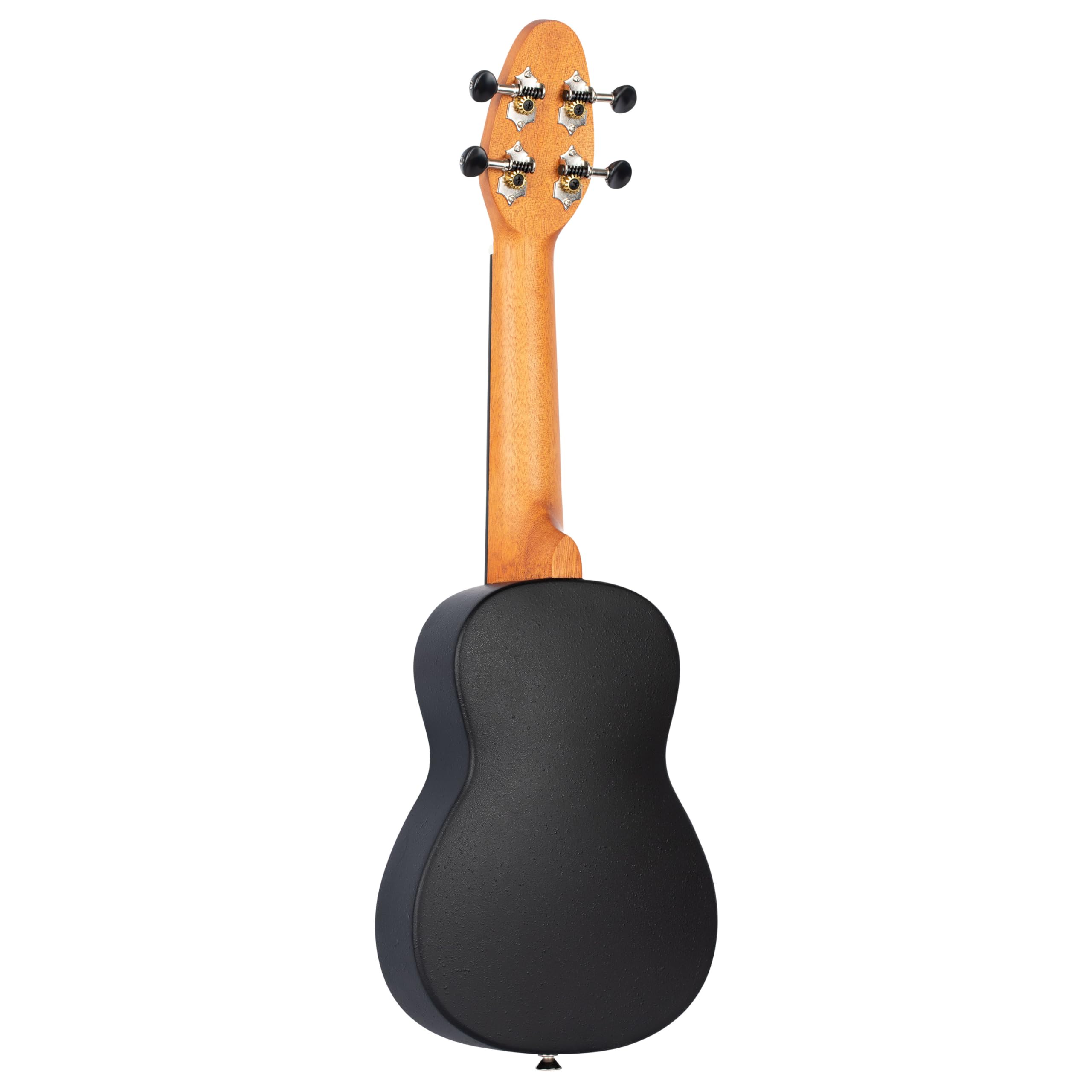 Ortega Guitars Akustyczne Ukulele Sopranowe – Seria Keiki K2 – w Zestawie z Akcesoriami – Agathis/ABS, Motyw Spaceman (K2-SP)