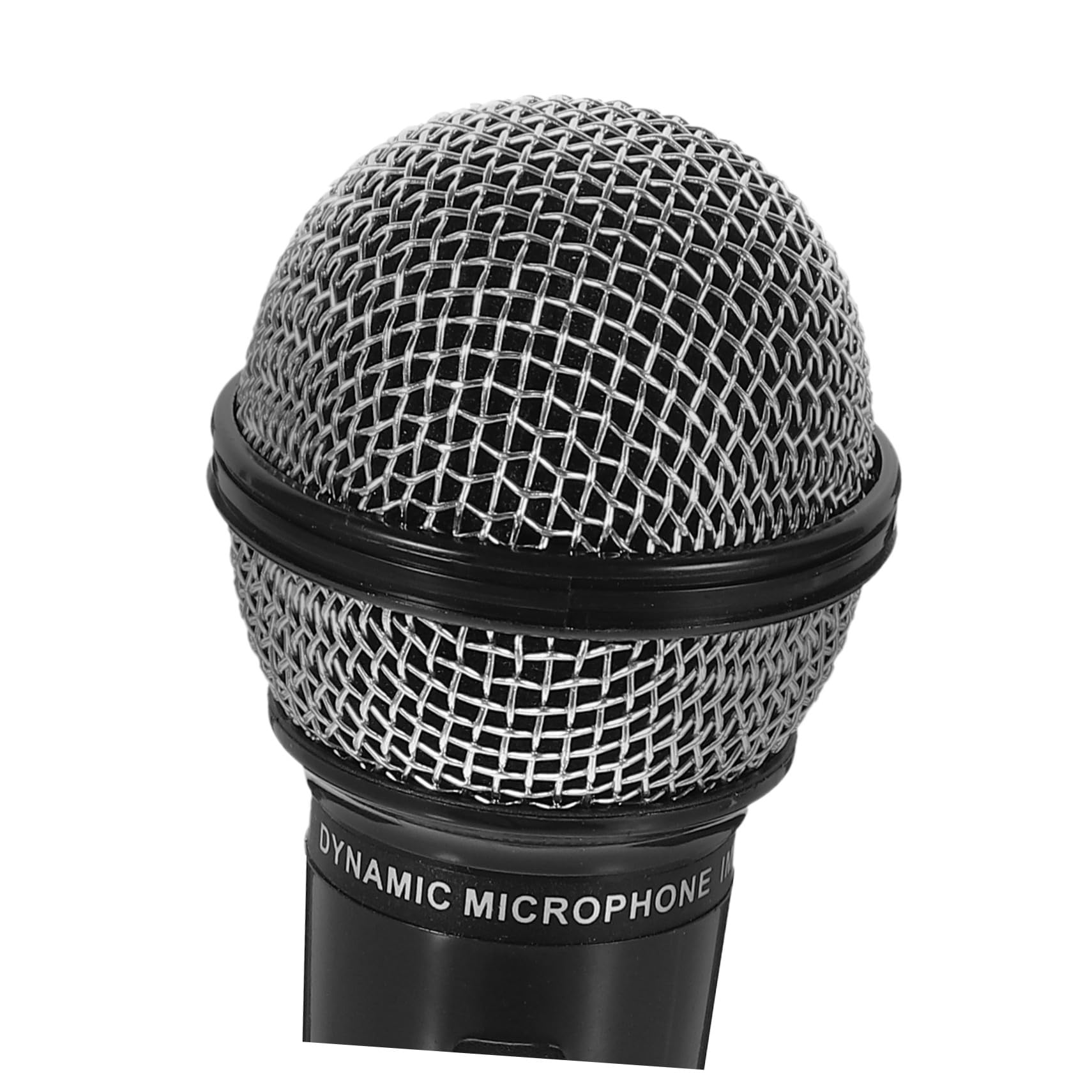 Microfono di Simulazione in Plastica Nera, Giocattolo per Ragazzo Ragazza | Prop da Palco Realistico, Leggero e Portatile, per Cosplay e Lip Sync, Back To School Party