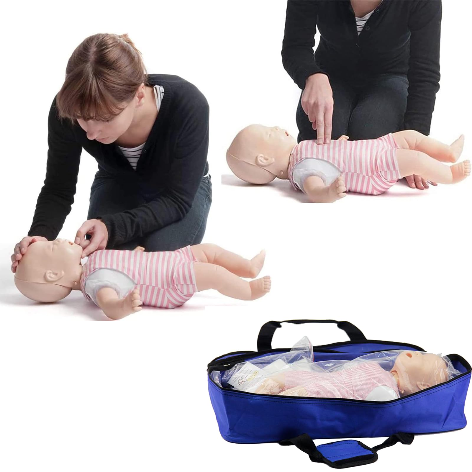 Manichino Infantile di Rianimazione, Modello di ostruzione delle vie aeree infantile, Modello di Rianimazione Cardio Polmonare, Infarto delle vie aeree infantili e modello di RCP