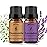 yethious Chamomile Lavender Essential Oil Set Pure Chamomile Lavender Aromatherapy Oils Organic Chamomile Essential Oil for Diffuser 2 Pack 10ML