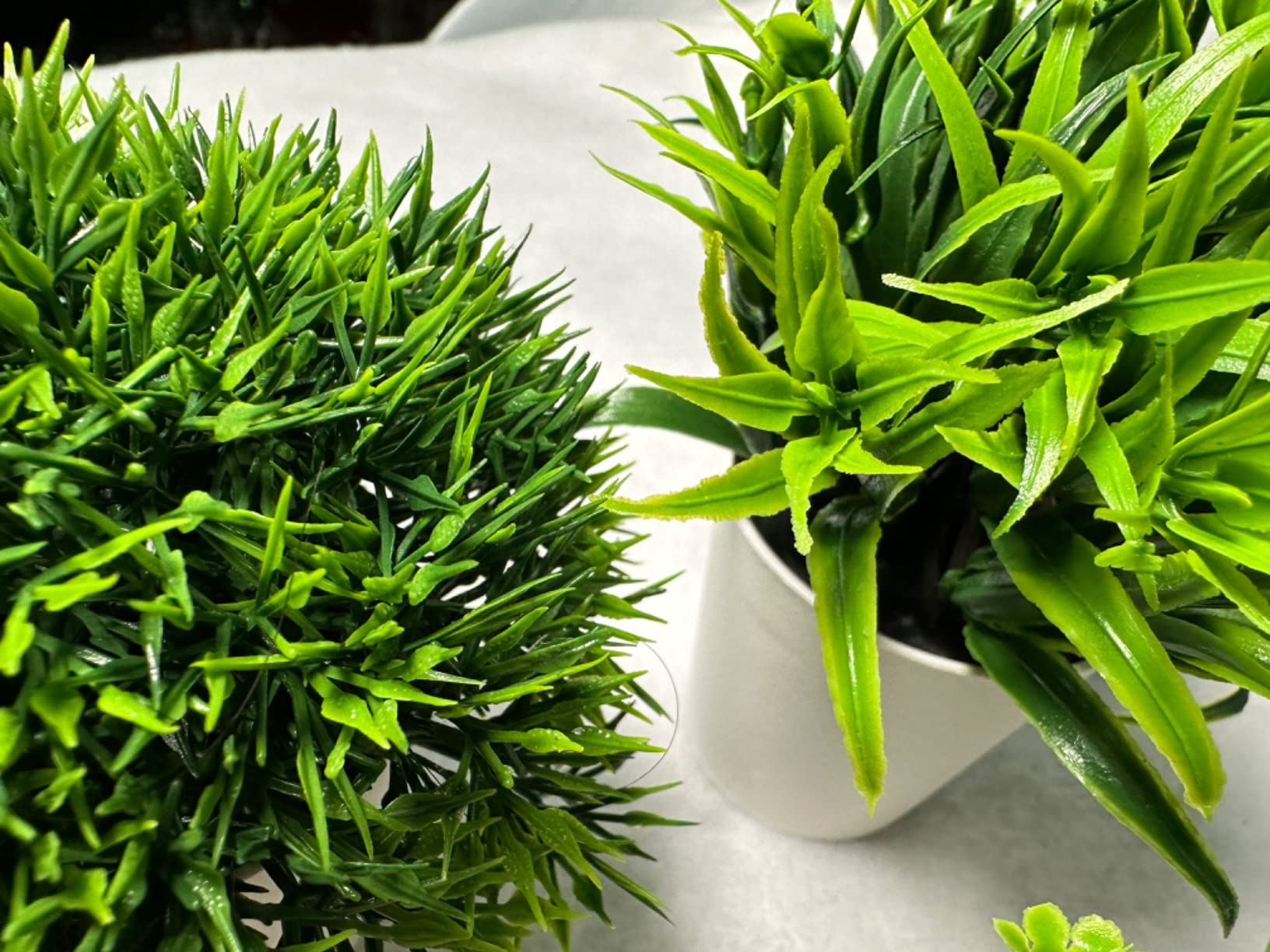$1/mo - Finance Der Rose 4 Packs Fake Plants Mini Artificial Greenery ...