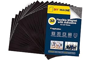 Magnetic Sheets with Adhesive Backing for 4x6" Pictures