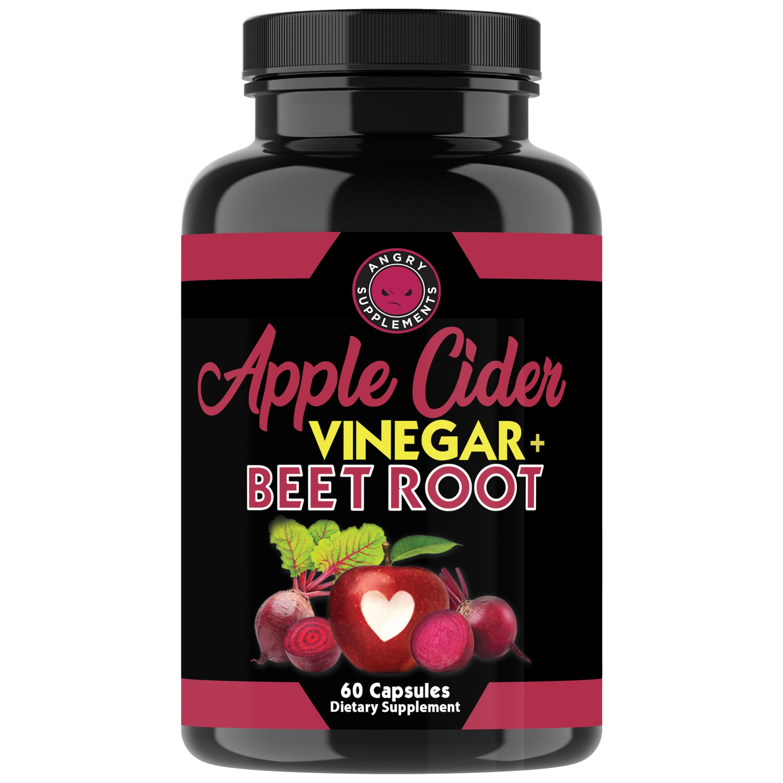 Angry Supplements Turmeric Ginger Maxx + Apple Cider Vinegar with Beet Root 2-Pack Wellness Bundle – Supports Energy, Digestion, and Daily Vitality – Natural Herbal Capsules for Men & Women — Amazon image 2