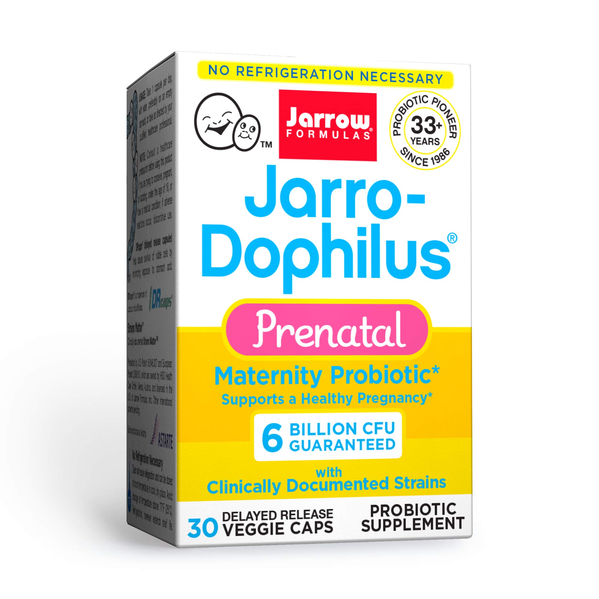 Jarrow FormulasJarro-Dophilus, Prenatal, 6 Billion, 30 Veggie Caps