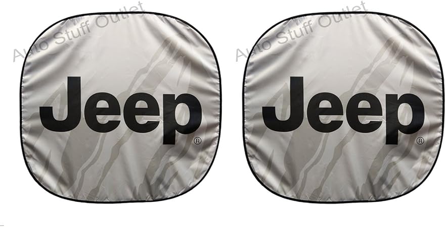 Amazon Co Jp Plasticolor r01 ジープ ロゴ 車 トラック Suv 2ピース フロントガラス サンシェード 各28 5インチ X 31 5インチ 大型家電