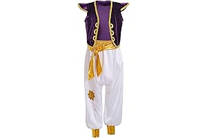 Boys Arabian Prince Costume Kids Dress Up Halloween Party Street Rat Suit...
