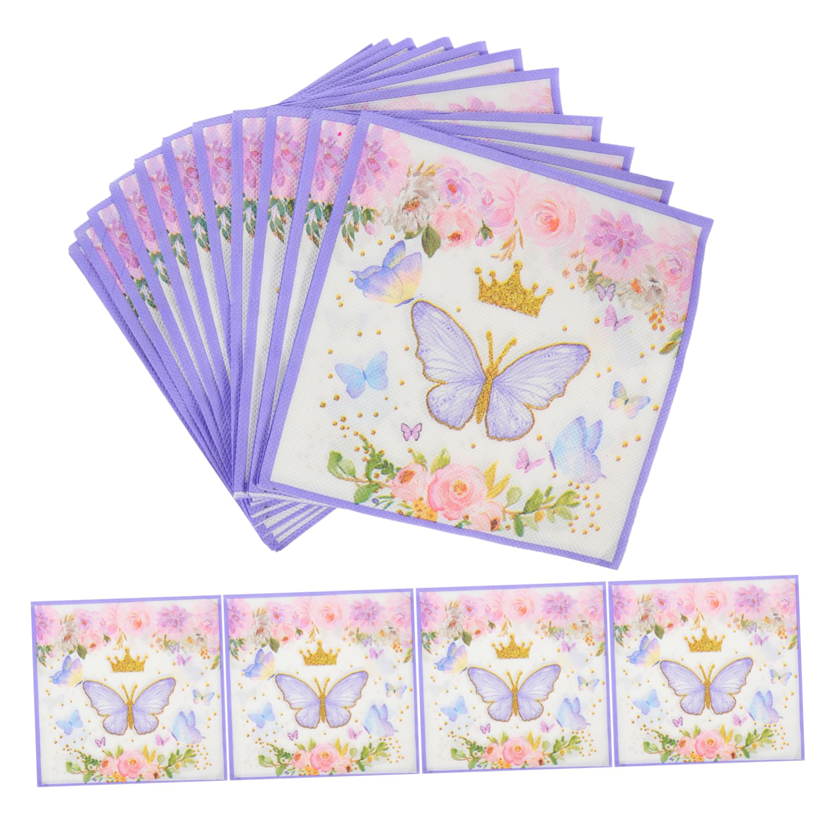 SHERCHPRY 3 series Servilletas Servilletas Fiesta Coloridas Cumpleaños Decorativas Papel 100 piezas*3
