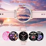 Montre intelligente pour hommes et femmes, appel Bluetooth/voix AI, montre intelligente avec cadran DIY de 1,27 po, plus de 100 modes sportifs, montre étanche IP68 avec moniteur de fréquence cardiaque, sommeil, SpO3 et pas, montre de fitness pour téléphone Android iOS