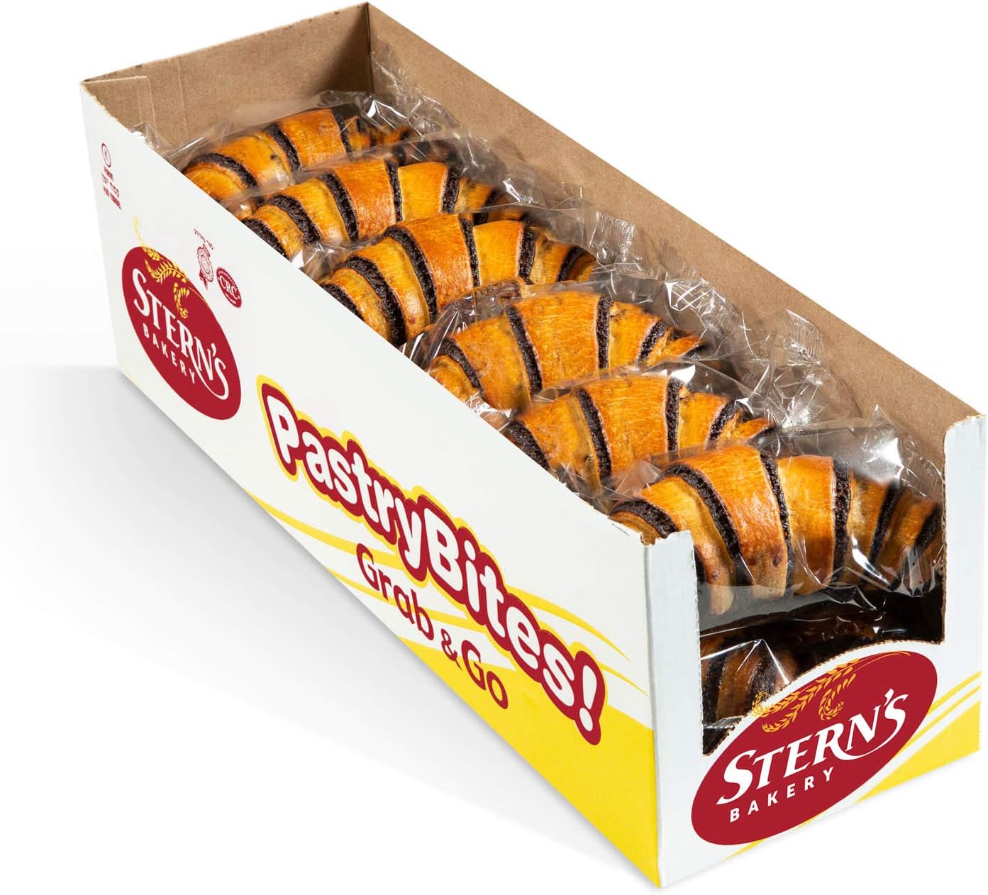 Stern’s Bakery Chocolate Croissant 3 Oz Breakfast Danish