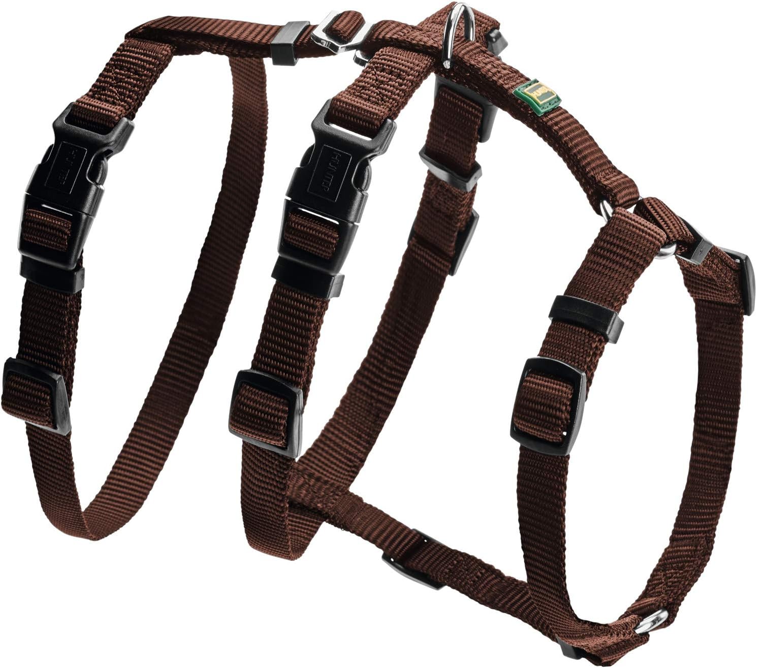 HUNTER Escape-proof harness Vario Rapid, M brown, Nylon