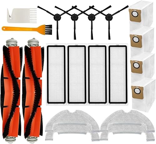 Miniatura 9 de EtliN Compatible con el trapeador de vacío Xiaomi Mi Robot 2 Ultra STYTJ05ZHM, piezas de repuesto, cepillo lateral principal, filtro Hepa, bolsa de