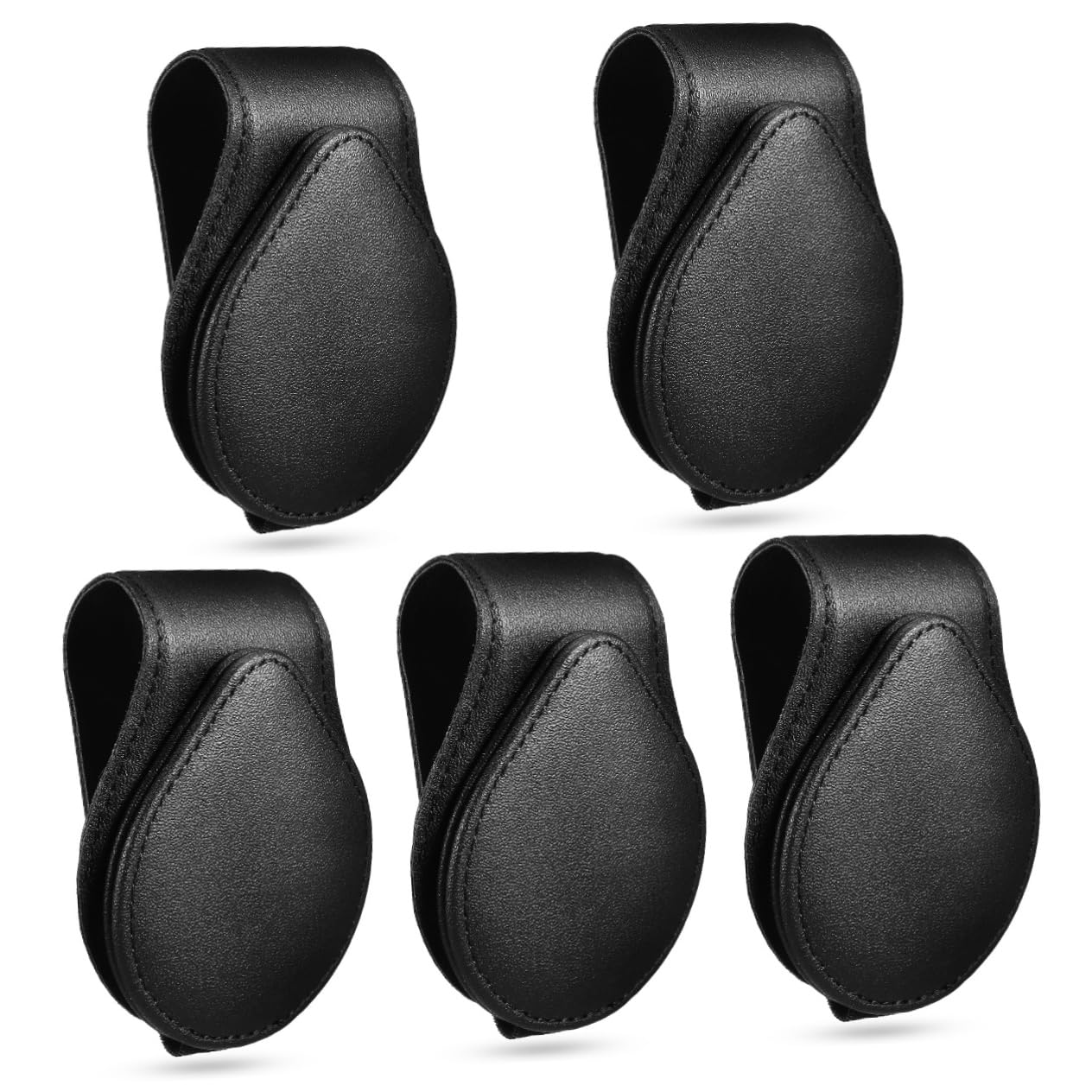 GLEAVI 5 Pièces porte-lunettes de voiture accessoires auto car accessories clip de suspension magnétique pour lunettes porte-lunettes magnétique support de voiture des lunettes de soleil