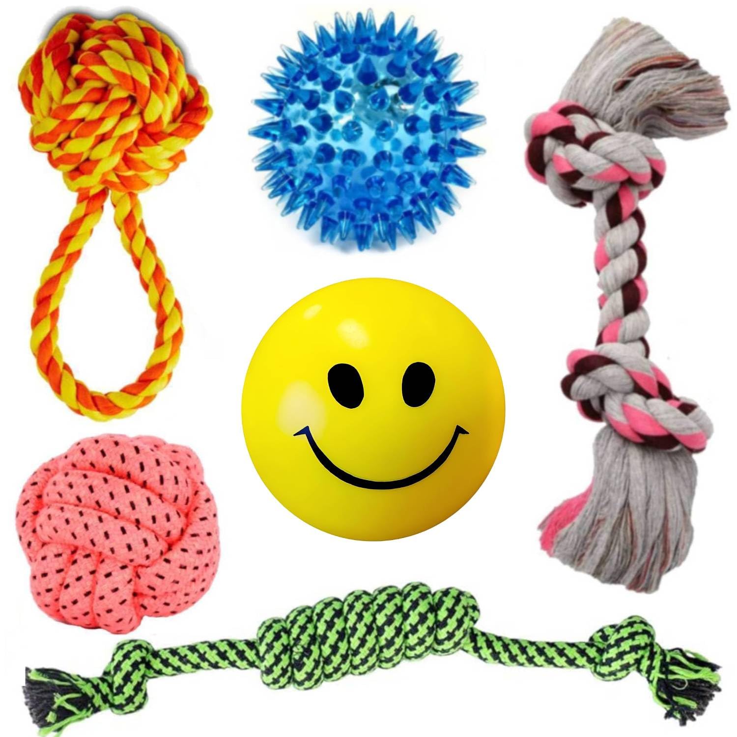 PETZLUV Dog Ball & Chew Rope Toys Combo Pack – Durable Rubber Ball, Squeaky Toy, Soft Foam Ball, and Interactive Chew Toys – Perfect for Fetch, and Playtime (B0DFTV9VVS) Amazon Price History, Amazon Price Tracker