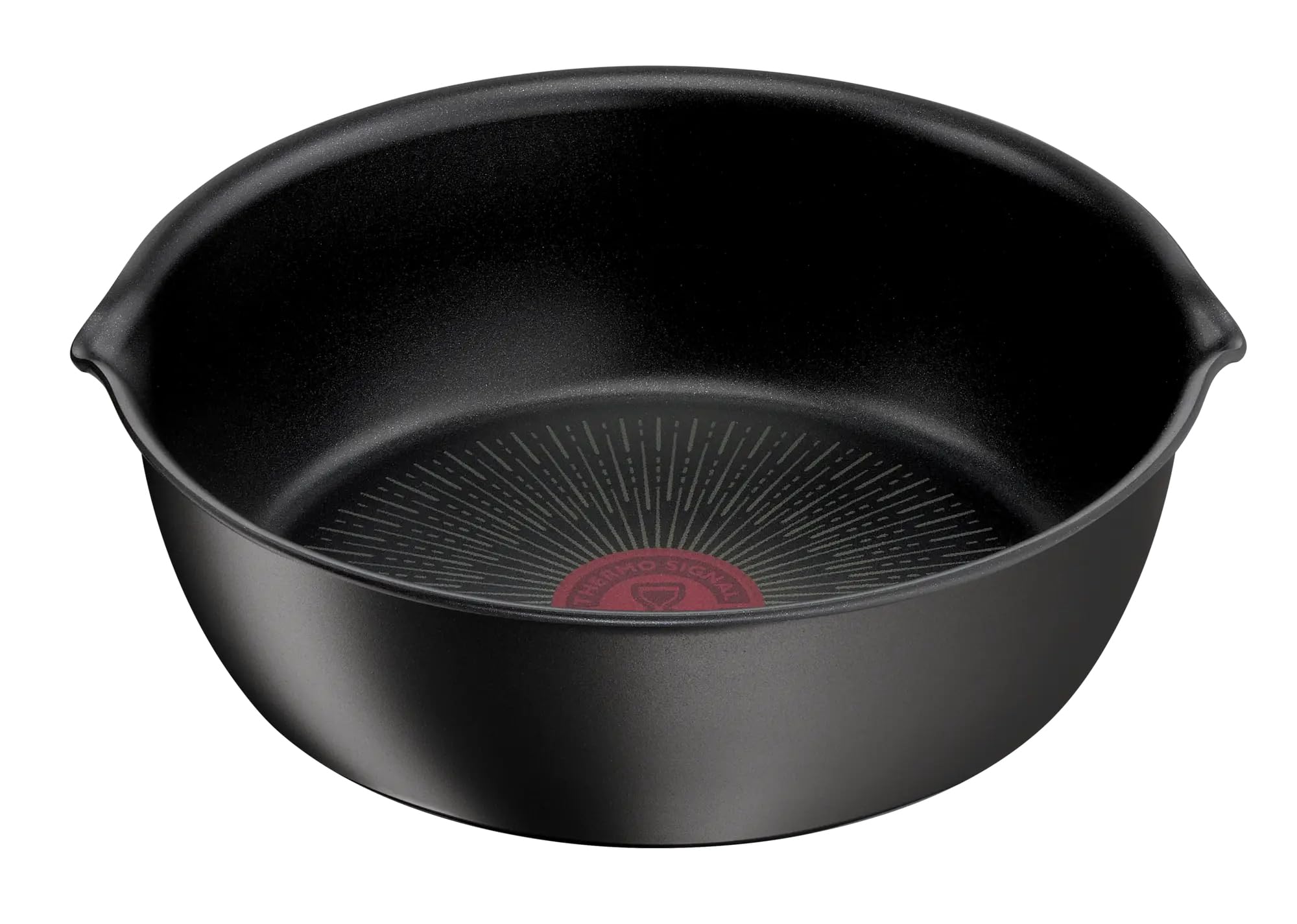 Tefal Ingenio Eco Resist Bratpfanne 26 cm, stapelbar, induktiv, antihaftbeschichtet, Kochstartanzeige, gesundes Kochen, perfekter Halt, L3978502, schwarz