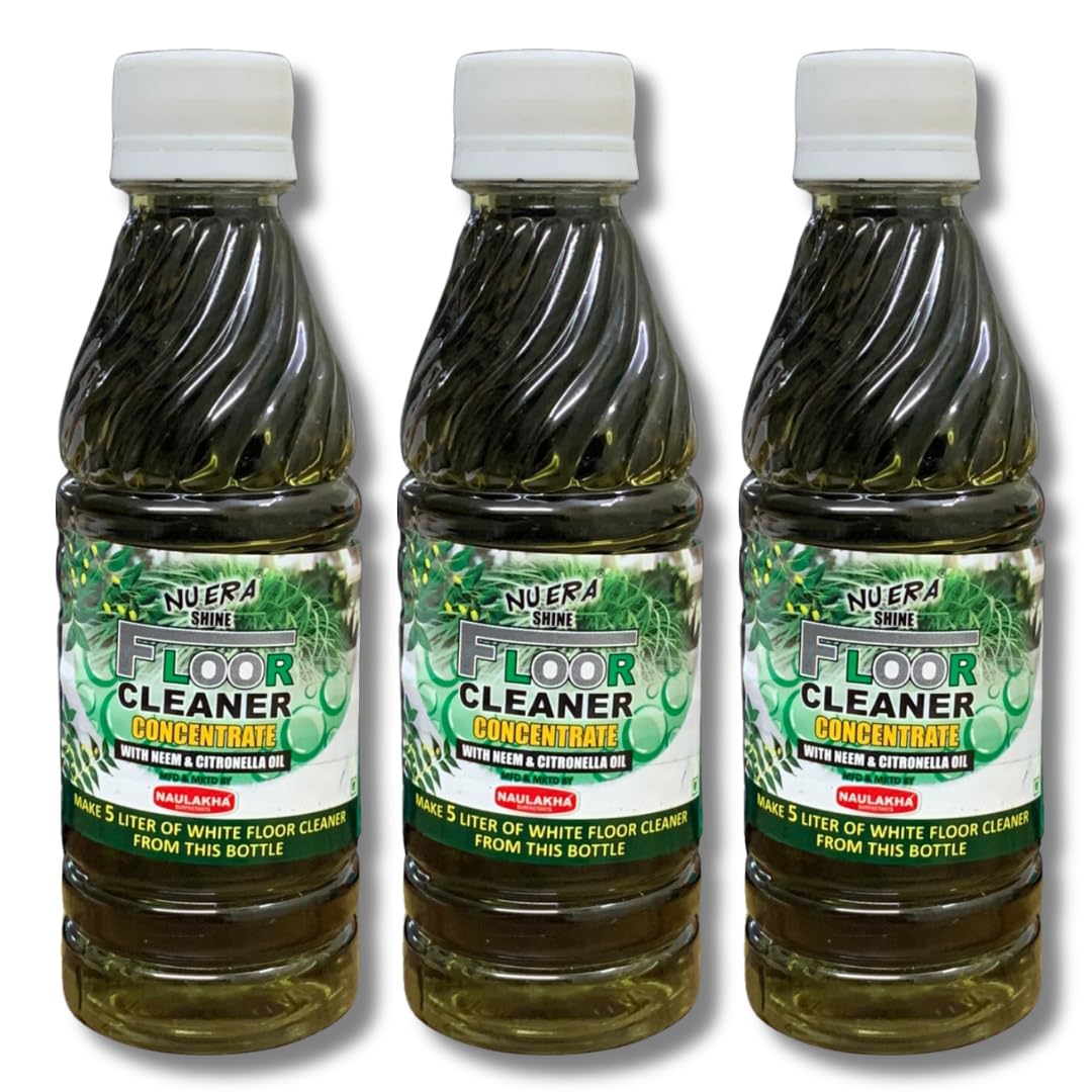 Nu Era Floor Cleaner Concentrate with Neem and Citronella Oil 250 ml (Pack of 3×250 ml)-image-40