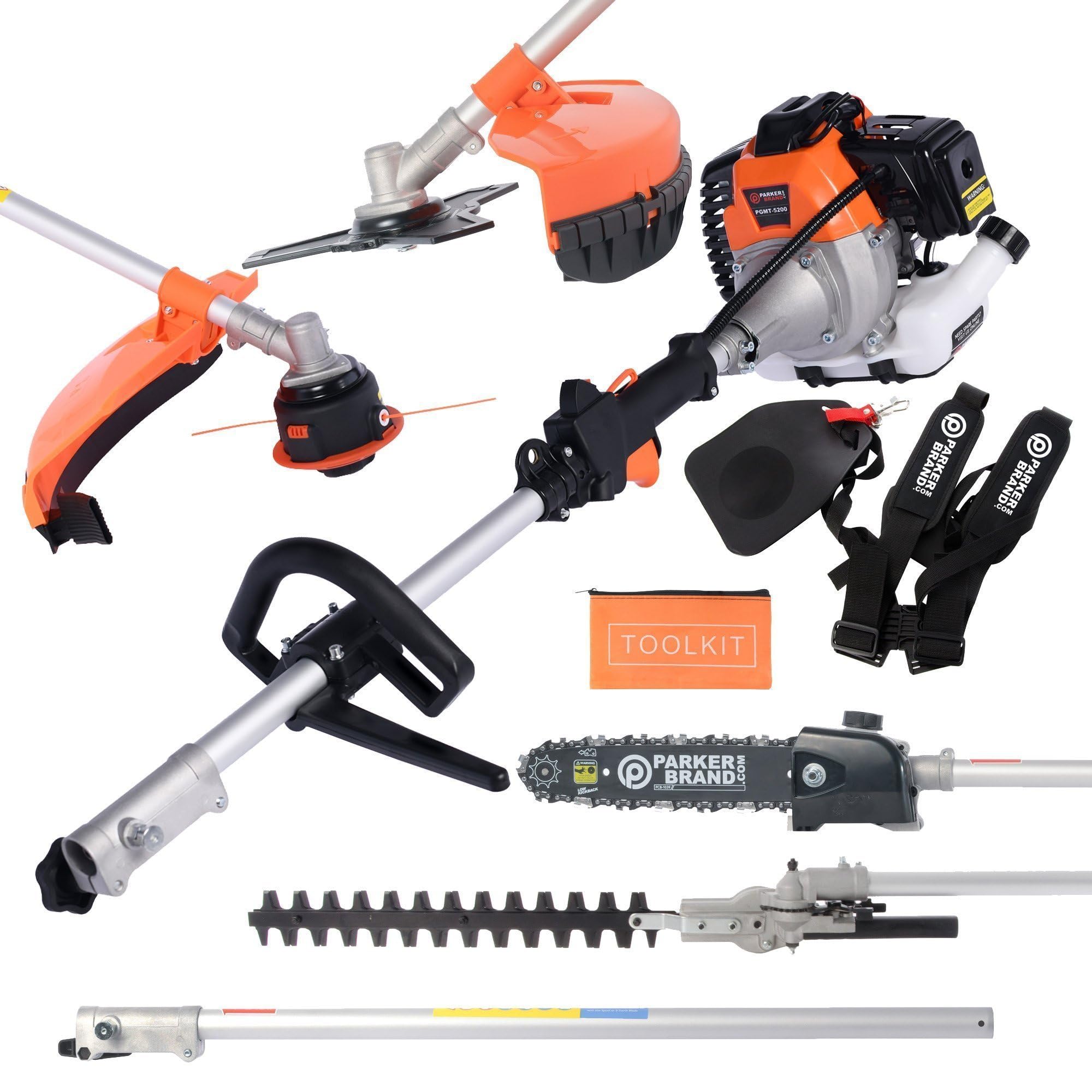 52 CC çok fonksiyonlu 5 in 1 Garden Tool – Brush Cutter, çim biçme