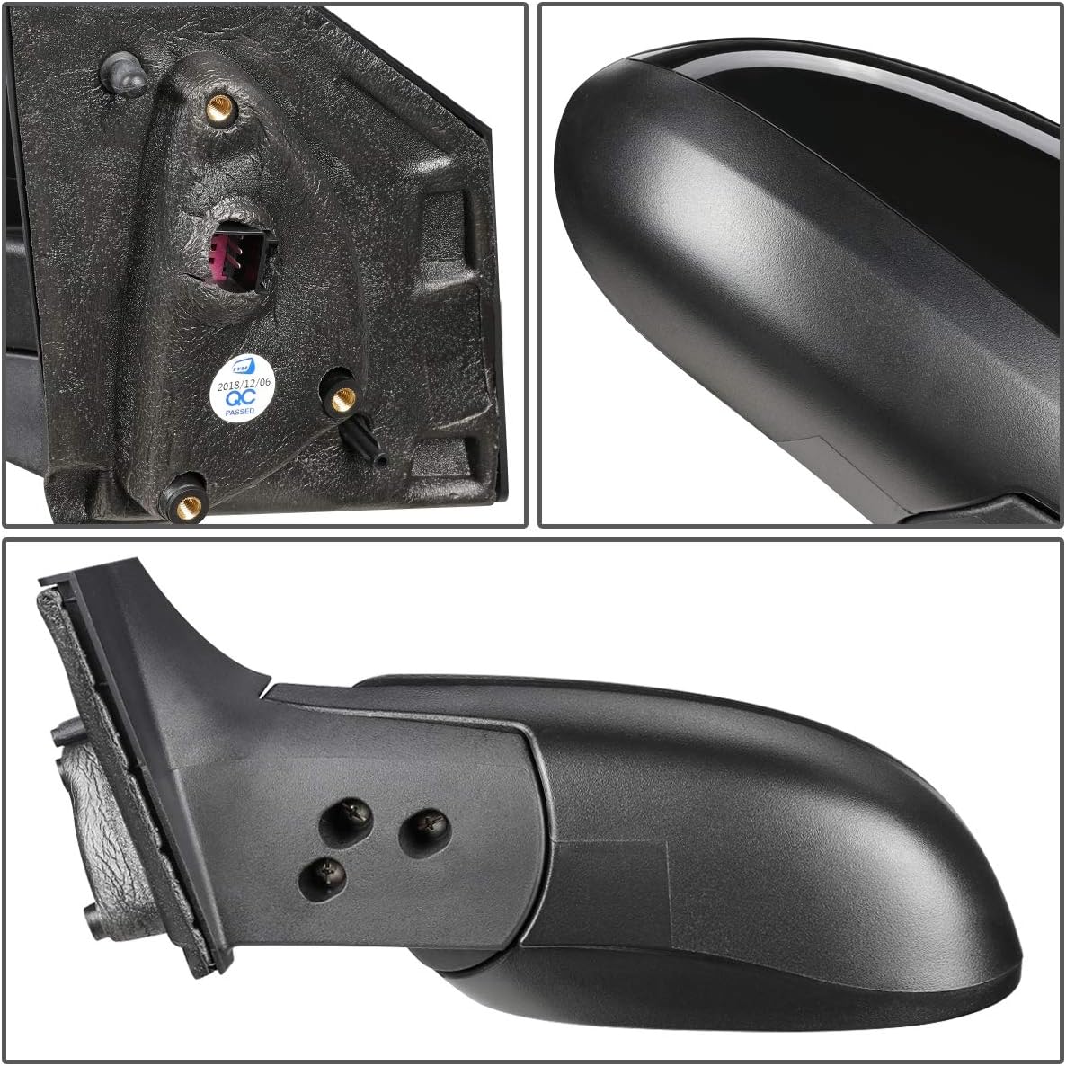 Auto Dynasty GM1320433 GM1321433 Pair OE Style Powered+Heated Side View Door Mirror Compatible with Chevy Sonic 12-19