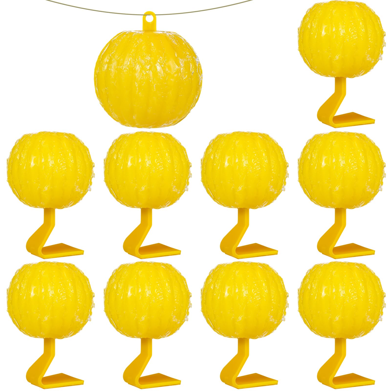 Qualirey 10 Set Sticky Fruit Fly Trap Balls