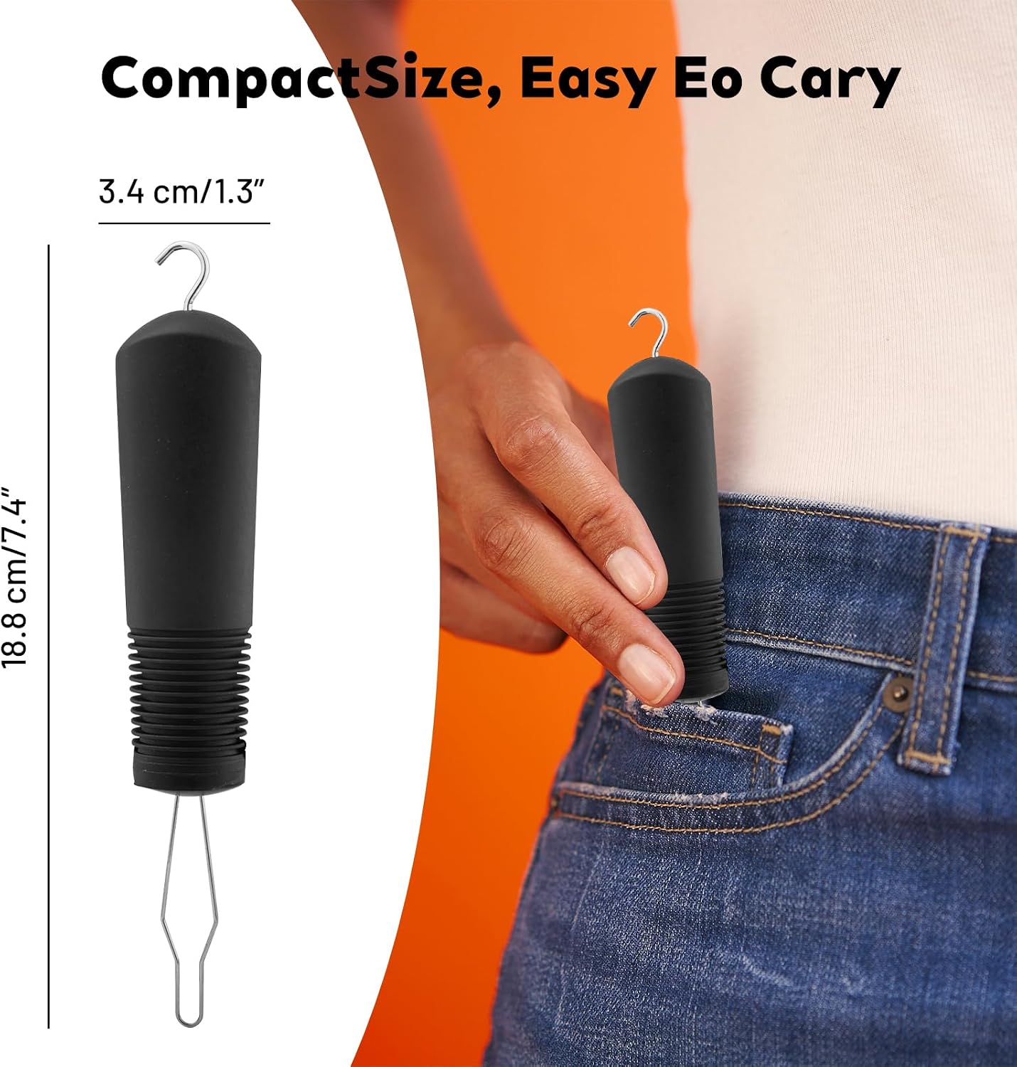 Button Hook for Seniors - One-Handed Button Assist Tool for Elderly & Disabled, Durable Zipper Pull Helper for Dresses, Shirts, and Daily Living (1 Pack)