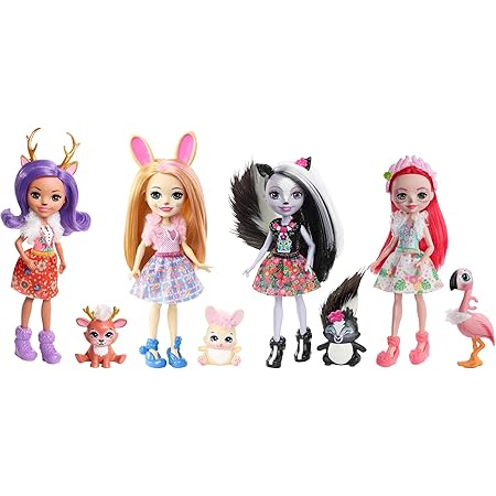 Enchantimals Coffret 4 Mini Poupees Sage Moufette Danessa Biche Blyss Lapin Fanci Flamant Et Leurs Figurines Animales Jouet Pour Enfant Ftn36 Amazon Fr Jeux Et Jouets Enchantimals Coffret 4 Mini Poupees Sage Moufette Danessa Biche Blyss Lapin Fanci Flamant Et Leurs Figurines Animales Jouet Pour Enfant Ftn36 Amazon Fr Jeux Et Jouets