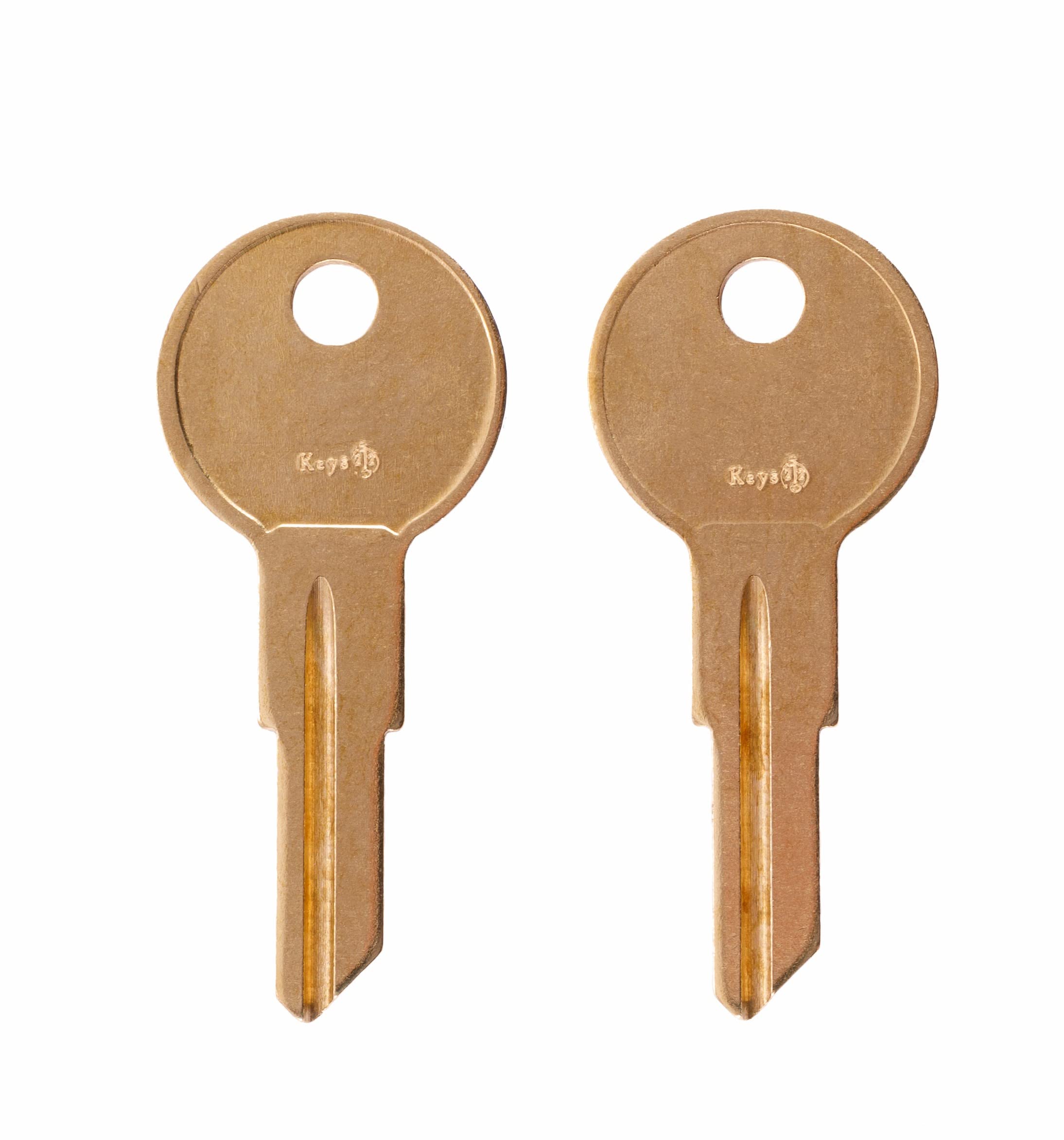 CH510 Pair of 2 Replacement Keys for Locks with CH510 Code Cut to Code