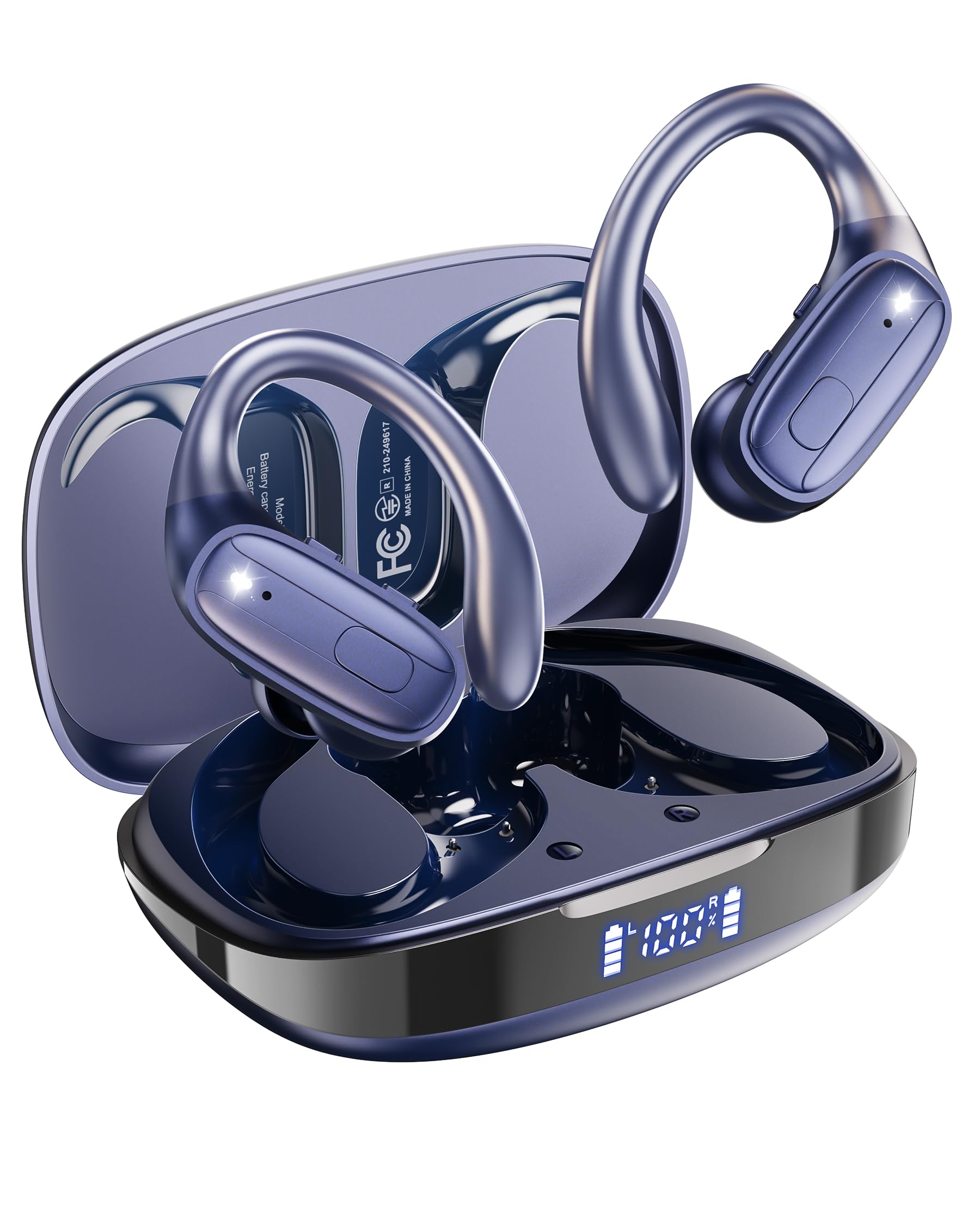 auricolari bluetooth sportivi con microfono 50 ore di batteria