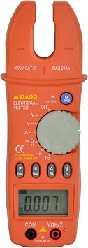 digital auto/manual range clamp meter, MS2600
