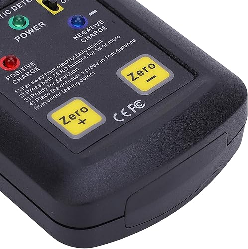 Miniatura 7 de Detector de campo electrostático, Medidor de campo de electricidad estática de prueba eléctrica superficial, Medición de prueba de electricidad de