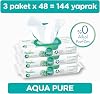 Prima Aqua Pure Wet Wipes 144 Leaves (48 x 3 Packs) 2 packs