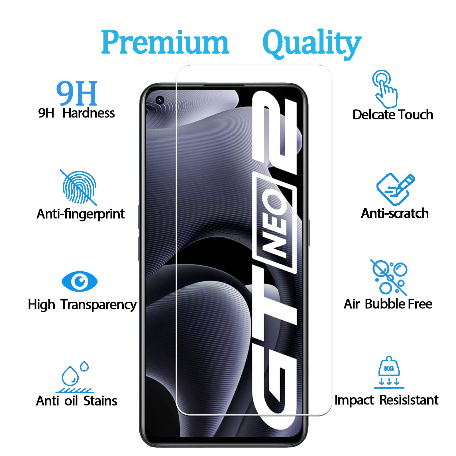 Vetro Temperato per Fotocamera Realme GT 7 / 7T Ultra Sottile Antiurto