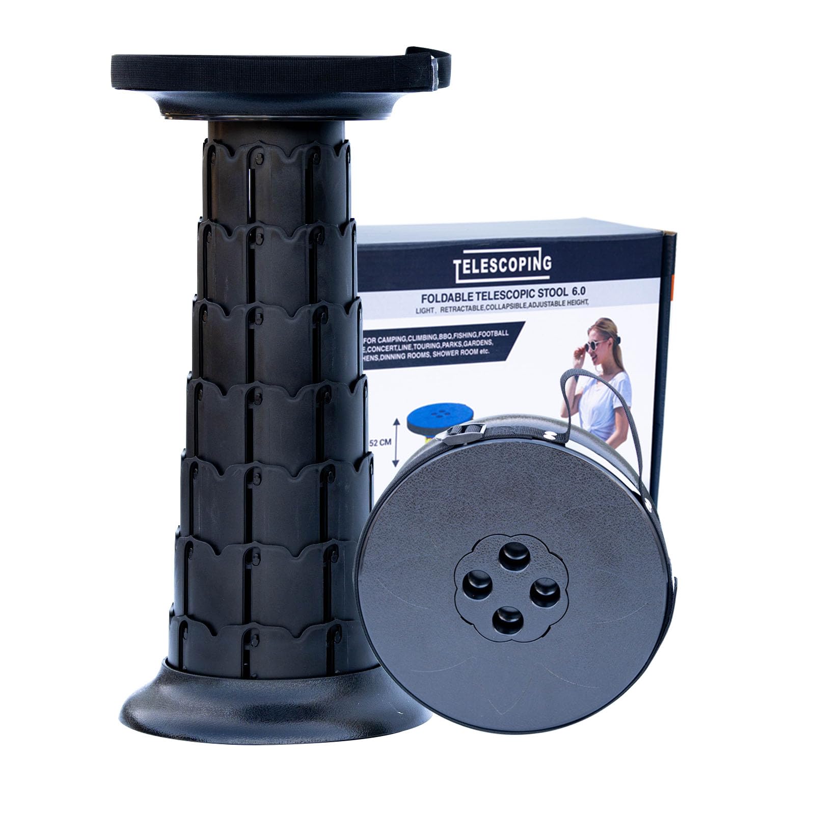 Amazon.com: Spisces Telescopic Stool,20.4