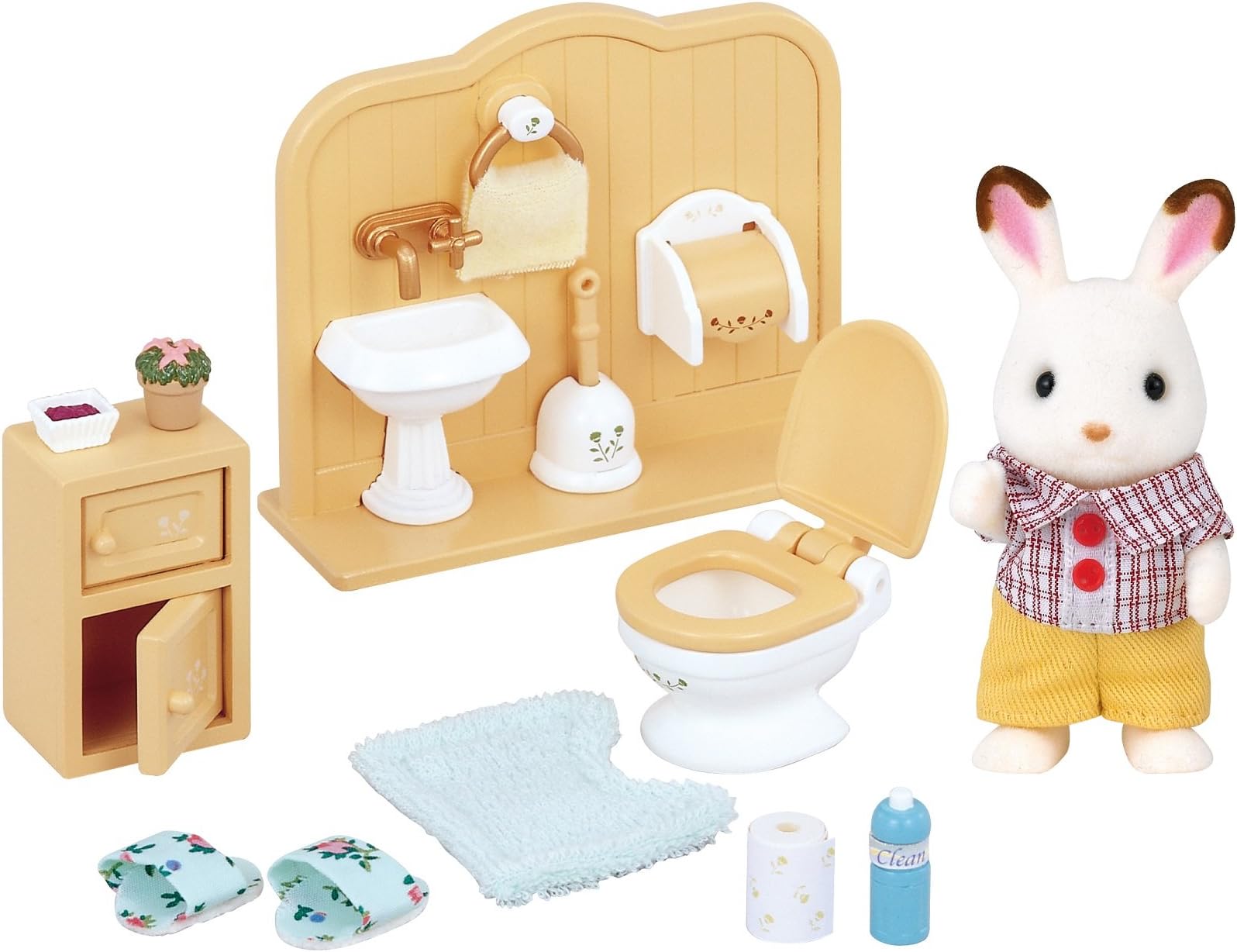 Sylvanian Families Sylvanian Family Doll "DF-09 Boy of chocolate rabbit Furniture Sets"