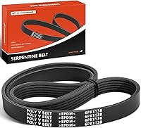 A-Premium 44.84" 6-Rib Serpentine Belt for Ford Explorer, Escape, Fusion, Edge, Lincoln MKZ, Mazda CX-9 & More - Durable EPDM Replacement