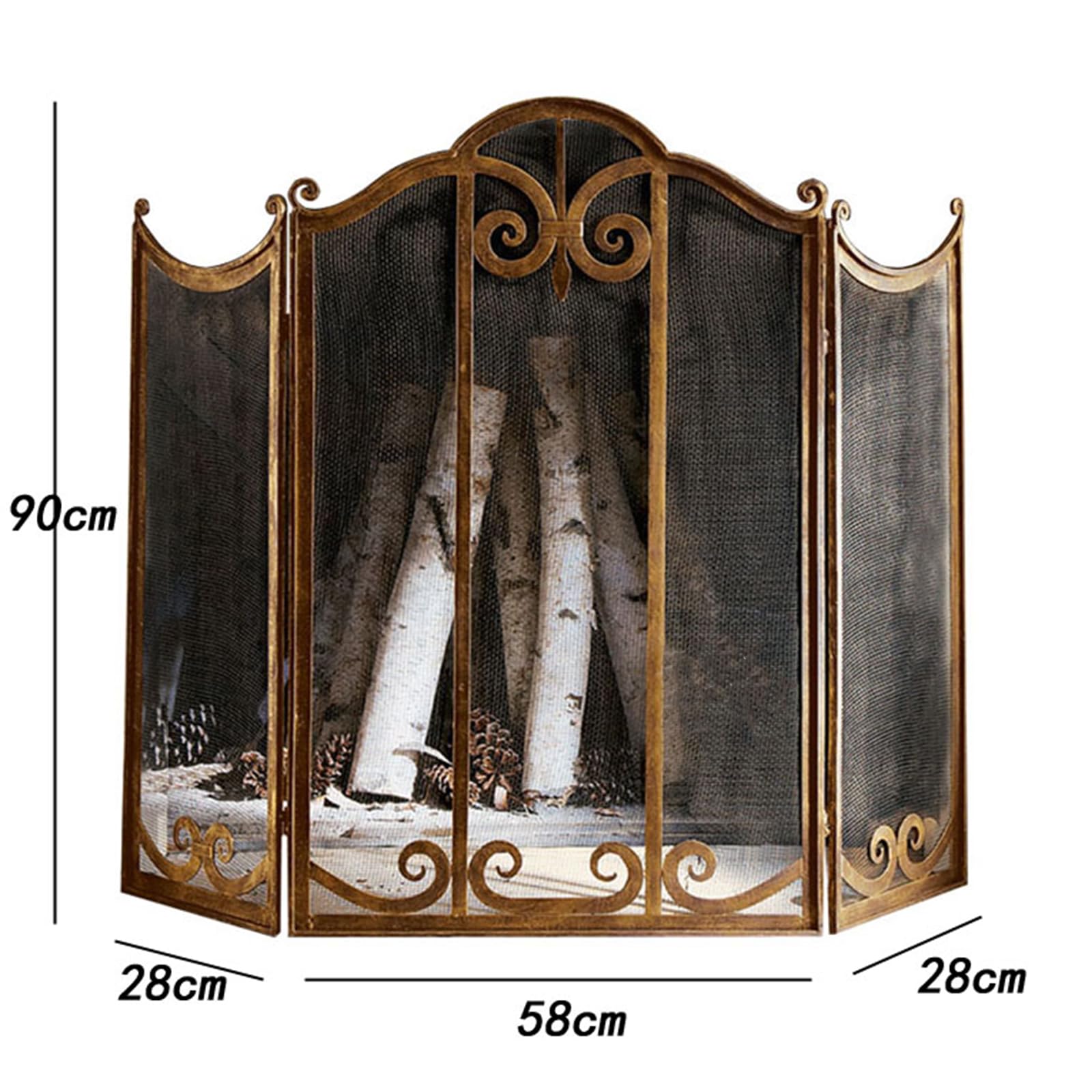 salvachispas Chimenea Protector Chimenea salvachispas Chimenea leña antichispas Protector contra chispas Protector contra chispas para Chimenea y Estufa, Prot