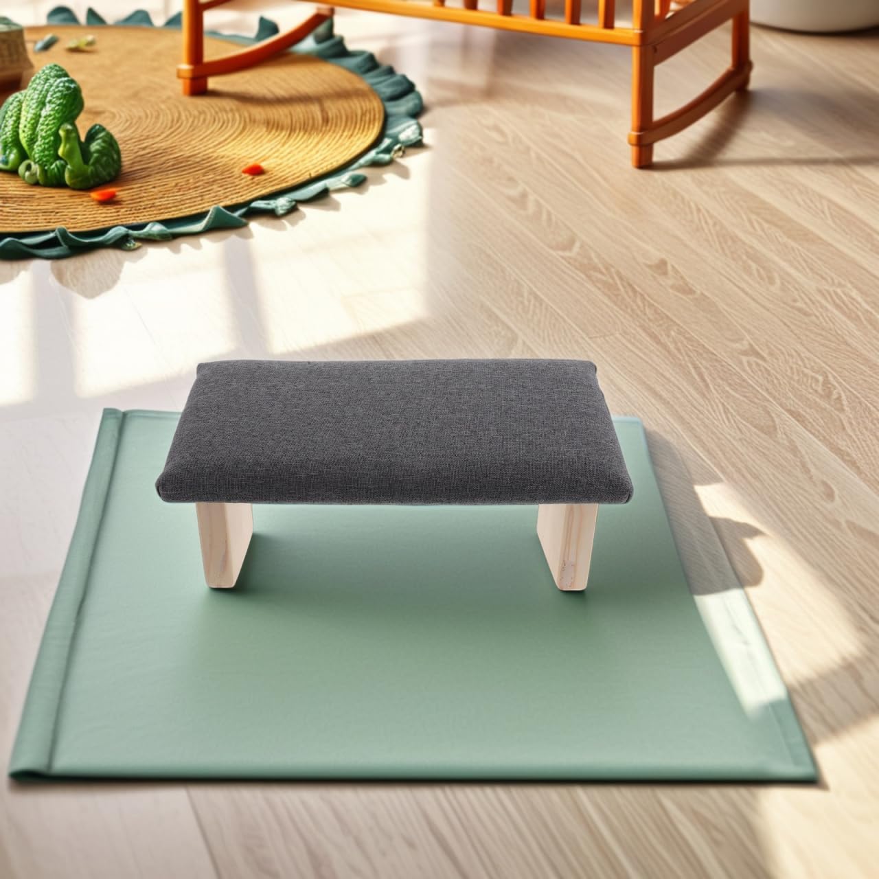 Banc de Pliable en Bois, Tabouret à Genoux, Chaise de prière, Banc pour Yoga, Salle de, Voyage, Accessoires de Yoga